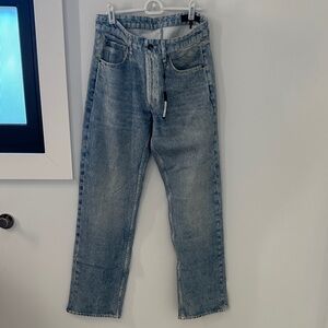 rag & bone Men's Light Blue Straight Jeans